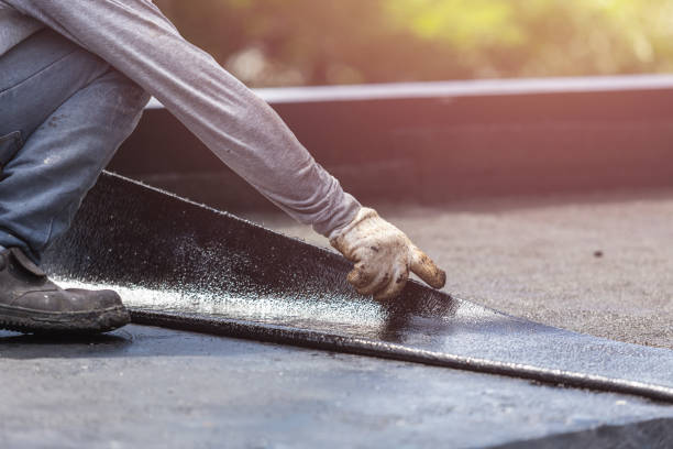 Professional Waterproofing technician working in Forkland, AL